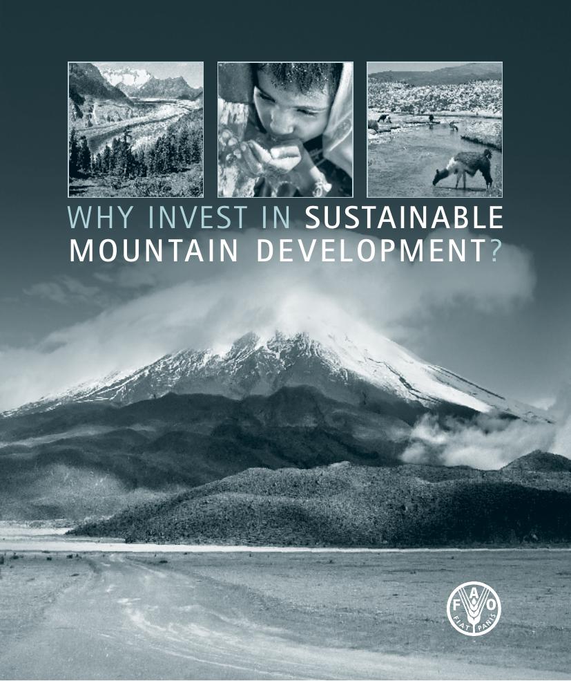 essay about sustainable mountain development